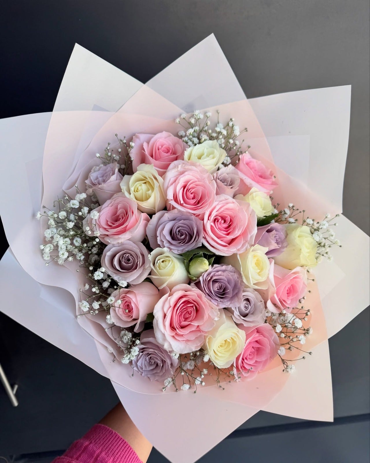 RAMO Pastel Premium 24 rosas