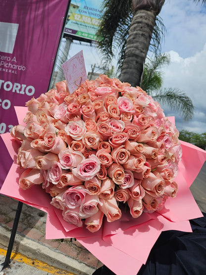 RAMO PALO DE ROSA - 200 ROSAS