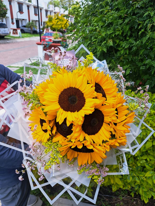 RAMO Premium 10 Girasoles Romantico