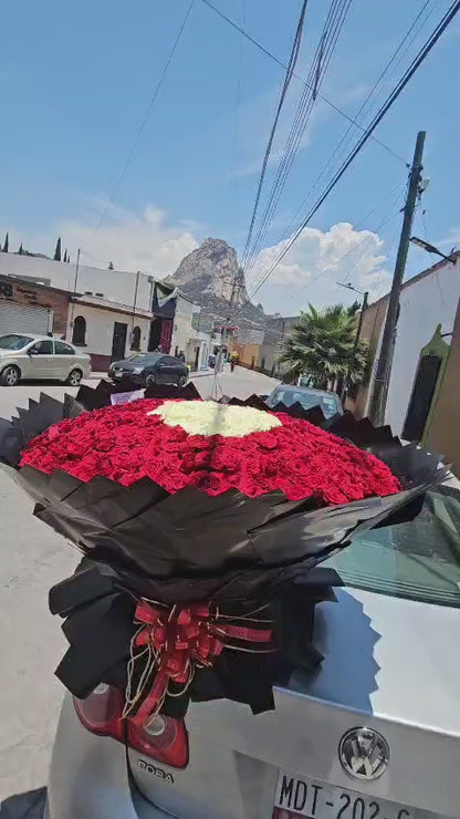RAMO CORAZÓN - 400 ROSAS