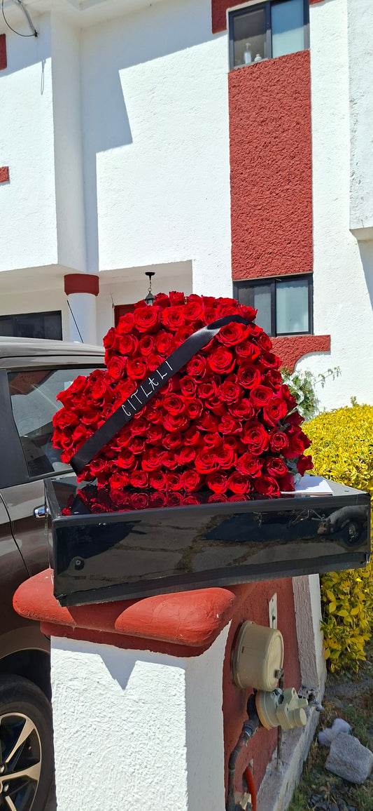 Impactante Corazón PREMIUM 200 ROSAS